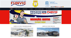 Desktop Screenshot of funvic.org.br